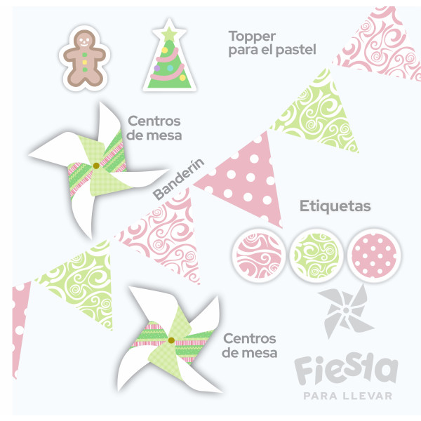 navidad pastel